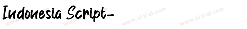 Indonesia Script字体转换